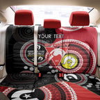 Custom AFL Swans NAIDOC Week Back Car Seat Cover Keep The Fire Burning Indigenous Art