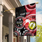 Custom AFL Swans NAIDOC Week Garden Flag Keep The Fire Burning Indigenous Art