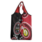Custom AFL Swans NAIDOC Week Grocery Bag Keep The Fire Burning Indigenous Art
