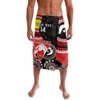 Custom AFL Swans NAIDOC Week Lavalava Keep The Fire Burning Indigenous Art