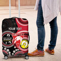Custom AFL Swans NAIDOC Week Luggage Cover Keep The Fire Burning Indigenous Art
