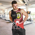 Custom AFL Swans NAIDOC Week Men Tank Top Keep The Fire Burning Indigenous Art