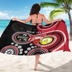 Custom AFL Swans NAIDOC Week Sarong Keep The Fire Burning Indigenous Art
