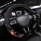 AFL Swans NAIDOC Week Steering Wheel Cover Keep The Fire Burning Indigenous Art