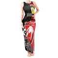 Custom AFL Swans NAIDOC Week Tank Maxi Dress Keep The Fire Burning Indigenous Art