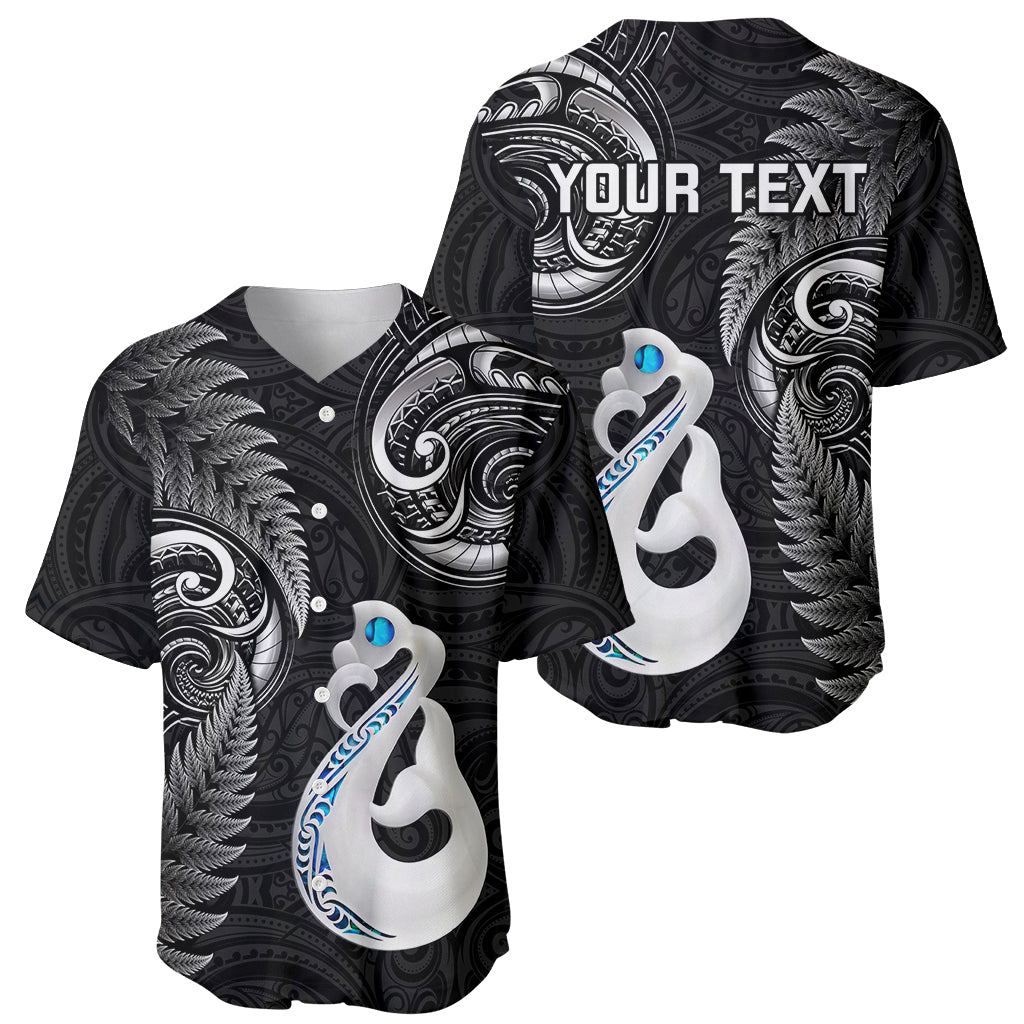 personalised-new-zealand-baseball-jersey-aotearoa-silver-fern-with-manaia-maori-unique-black