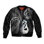 personalised-new-zealand-bomber-jacket-aotearoa-silver-fern-with-manaia-maori-unique-black