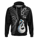 personalised-new-zealand-hoodie-aotearoa-silver-fern-with-manaia-maori-unique-black