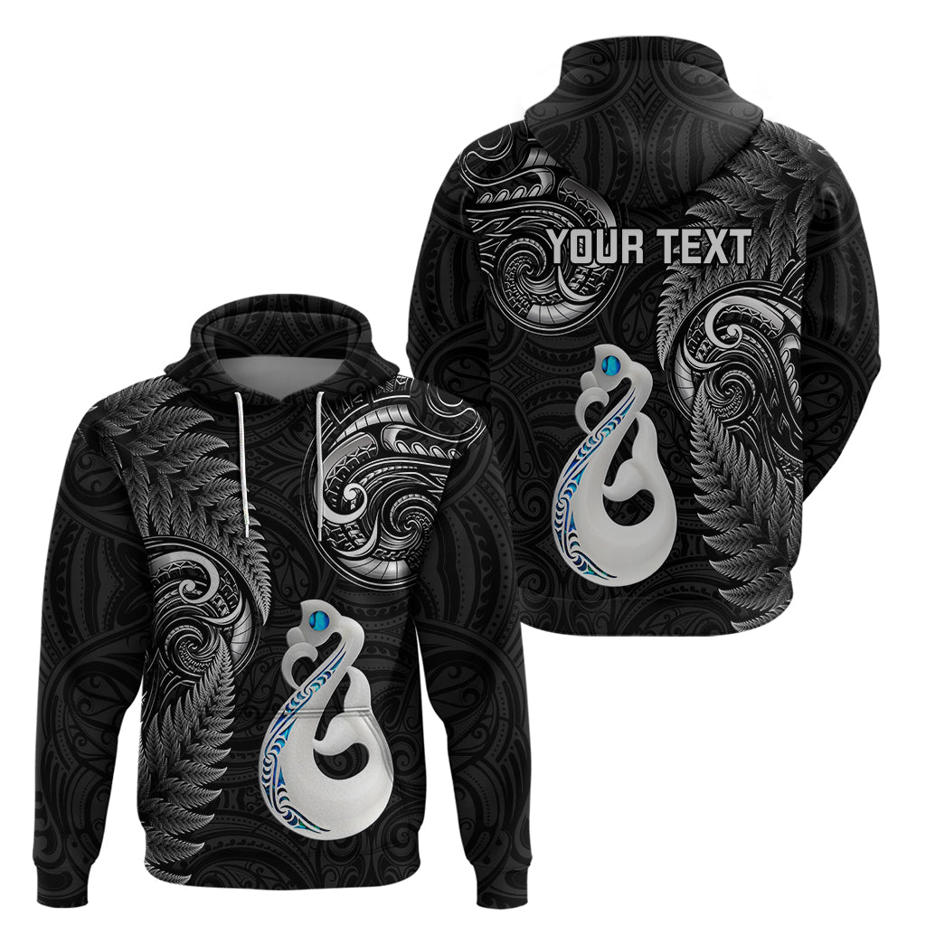 personalised-new-zealand-hoodie-aotearoa-silver-fern-with-manaia-maori-unique-black