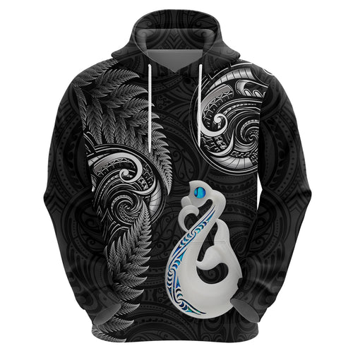 personalised-new-zealand-hoodie-aotearoa-silver-fern-with-manaia-maori-unique-black