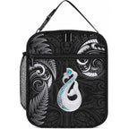 New Zealand Lunch Bag Aotearoa Silver Fern With Manaia Maori Unique Black