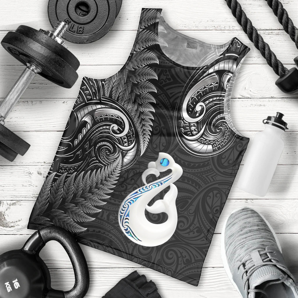 personalised-new-zealand-men-tank-top-aotearoa-silver-fern-with-manaia-maori-unique-black