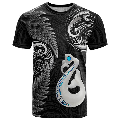 personalised-new-zealand-t-shirt-aotearoa-silver-fern-with-manaia-maori-unique-black