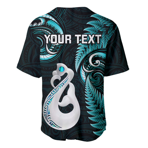 personalised-new-zealand-baseball-jersey-aotearoa-silver-fern-with-manaia-maori-unique-turquoise