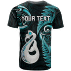 personalised-new-zealand-t-shirt-aotearoa-silver-fern-with-manaia-maori-unique-turquoise