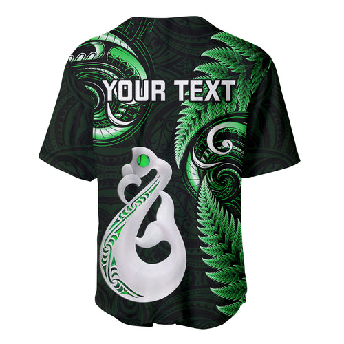 personalised-new-zealand-baseball-jersey-aotearoa-silver-fern-with-manaia-maori-unique-green