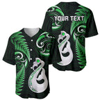 personalised-new-zealand-baseball-jersey-aotearoa-silver-fern-with-manaia-maori-unique-green