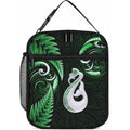 New Zealand Lunch Bag Aotearoa Silver Fern With Manaia Maori Unique Green