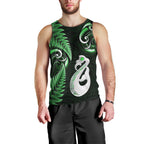 personalised-new-zealand-men-tank-top-aotearoa-silver-fern-with-manaia-maori-unique-green
