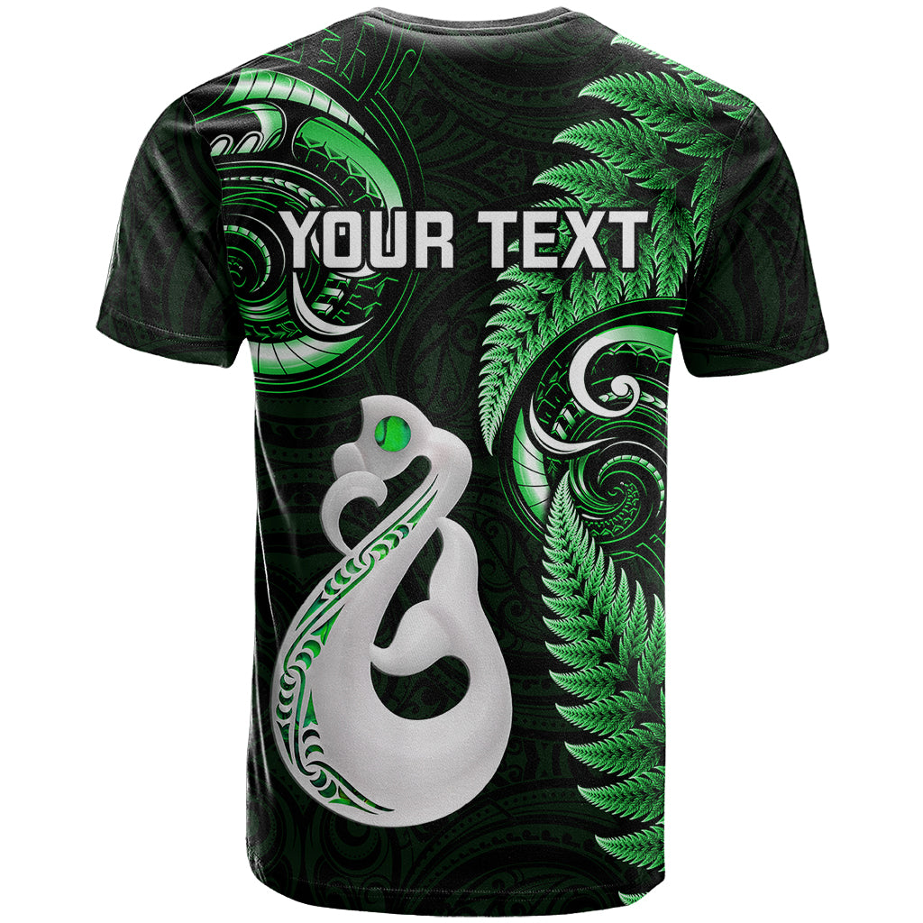 personalised-new-zealand-t-shirt-aotearoa-silver-fern-with-manaia-maori-unique-green