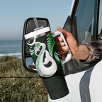 New Zealand Tumbler With Handle Aotearoa Silver Fern With Manaia Maori Unique Green