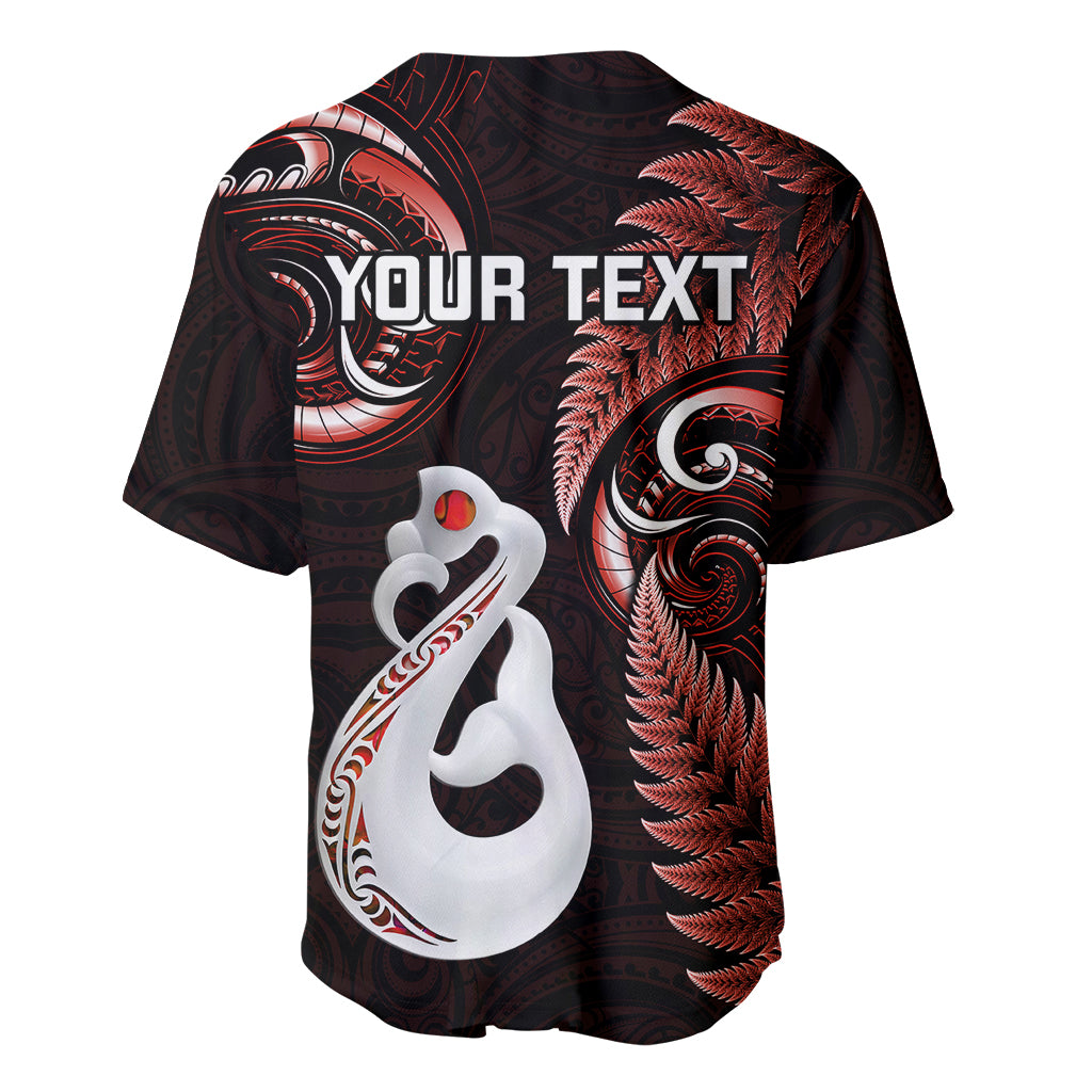 personalised-new-zealand-baseball-jersey-aotearoa-silver-fern-with-manaia-maori-unique-red