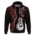 personalised-new-zealand-hoodie-aotearoa-silver-fern-with-manaia-maori-unique-red