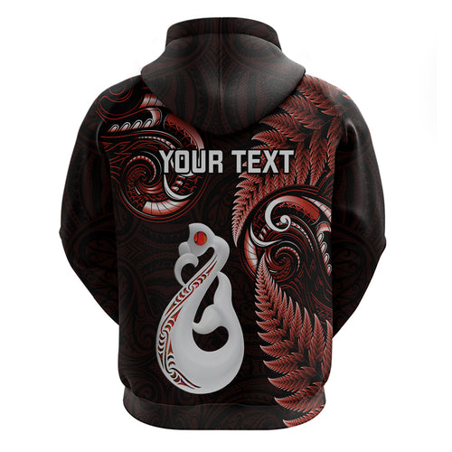 personalised-new-zealand-hoodie-aotearoa-silver-fern-with-manaia-maori-unique-red
