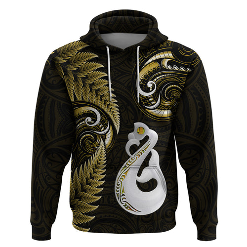 personalised-new-zealand-hoodie-aotearoa-silver-fern-with-manaia-maori-unique-gold