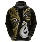 personalised-new-zealand-hoodie-aotearoa-silver-fern-with-manaia-maori-unique-gold