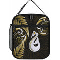 New Zealand Lunch Bag Aotearoa Silver Fern With Manaia Maori Unique Gold