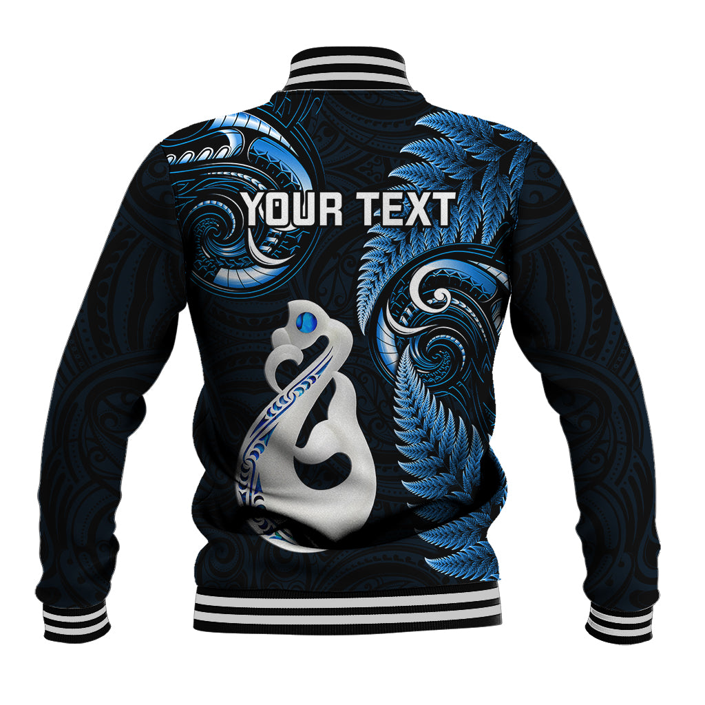 personalised-new-zealand-baseball-jacket-aotearoa-silver-fern-with-manaia-maori-unique-blue