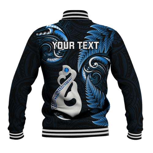 personalised-new-zealand-baseball-jacket-aotearoa-silver-fern-with-manaia-maori-unique-blue