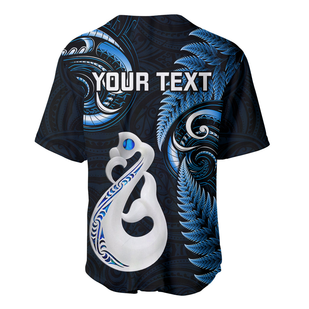 personalised-new-zealand-baseball-jersey-aotearoa-silver-fern-with-manaia-maori-unique-blue