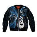 personalised-new-zealand-bomber-jacket-aotearoa-silver-fern-with-manaia-maori-unique-blue