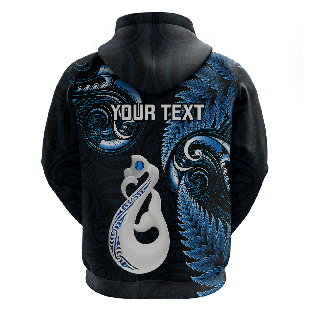 personalised-new-zealand-hoodie-aotearoa-silver-fern-with-manaia-maori-unique-blue