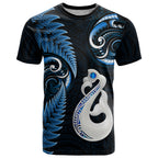 personalised-new-zealand-t-shirt-aotearoa-silver-fern-with-manaia-maori-unique-blue