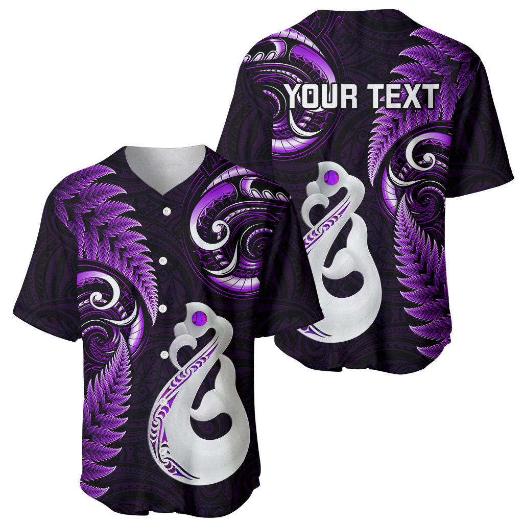 personalised-new-zealand-baseball-jersey-aotearoa-silver-fern-with-manaia-maori-unique-purple