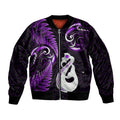 personalised-new-zealand-bomber-jacket-aotearoa-silver-fern-with-manaia-maori-unique-purple
