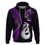 personalised-new-zealand-hoodie-aotearoa-silver-fern-with-manaia-maori-unique-purple