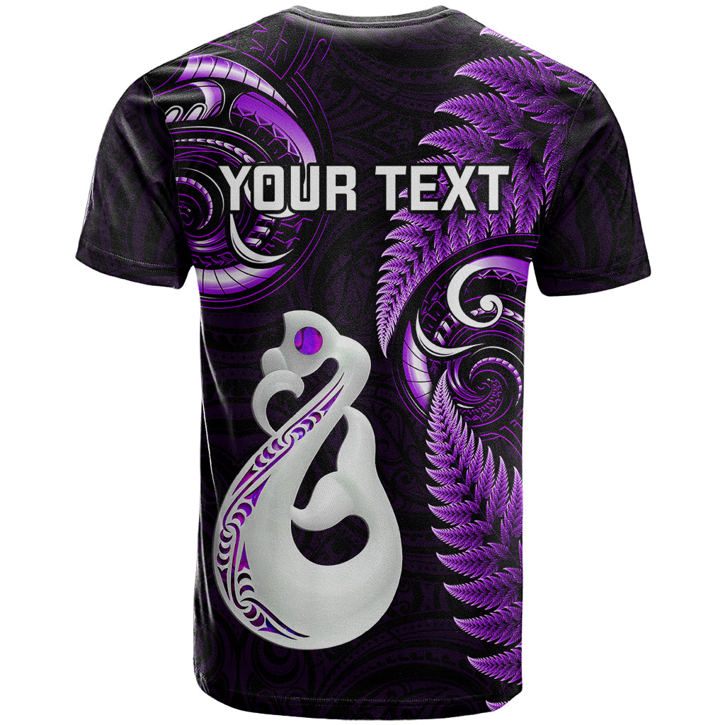 personalised-new-zealand-t-shirt-aotearoa-silver-fern-with-manaia-maori-unique-purple