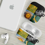 Rugby 2025 Championship AirPods Case Combination of Southern Hemisphere Countries - Aussie Hoodie