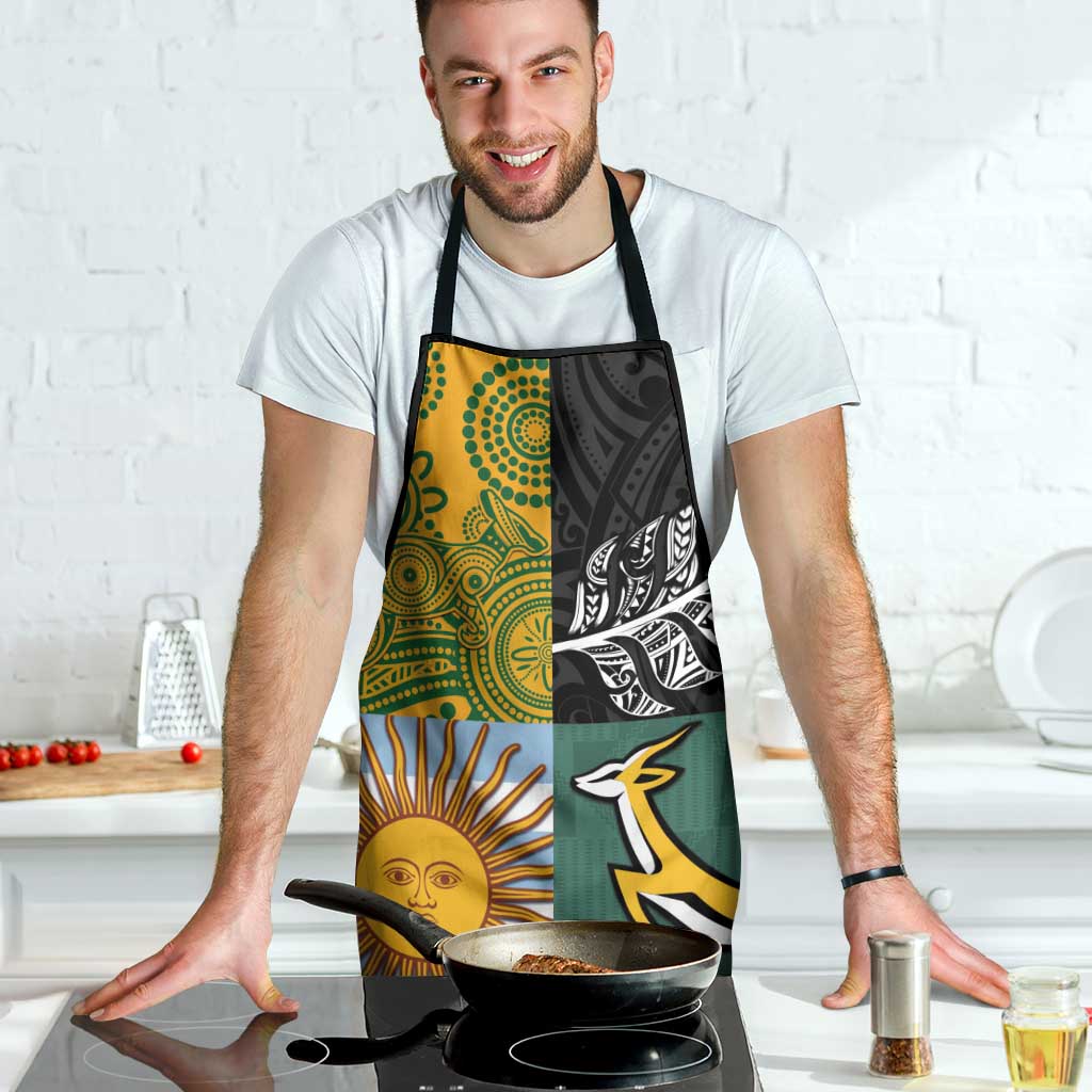Rugby 2025 Championship Apron Combination of Southern Hemisphere Countries - Aussie Hoodie