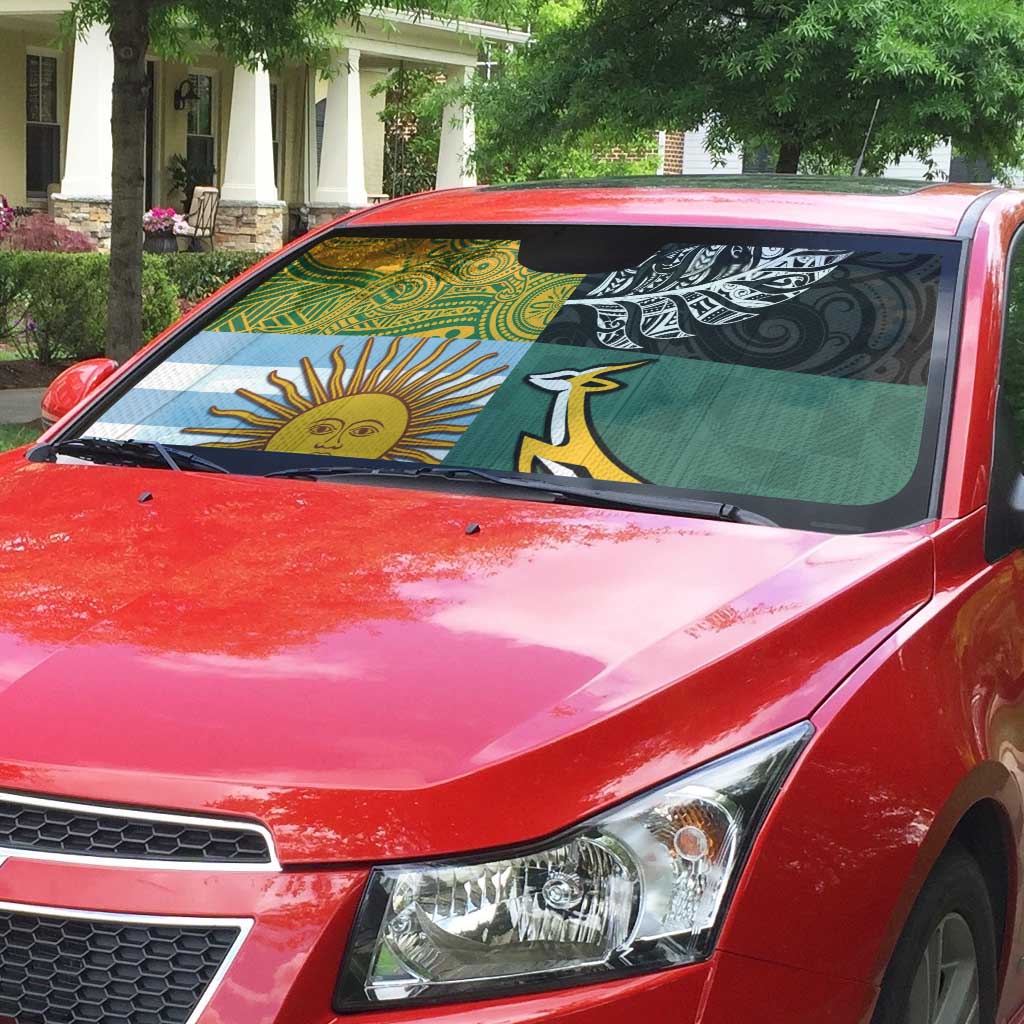 Rugby 2025 Championship Auto Sun Shade Combination of Southern Hemisphere Countries - Aussie Hoodie