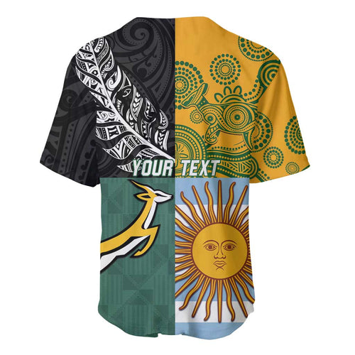 Personalised Rugby 2025 Championship Baseball Jersey Combination of Southern Hemisphere Countries - Aussie Hoodie