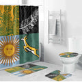 Rugby 2025 Championship Bathroom Set Combination of Southern Hemisphere Countries - Aussie Hoodie