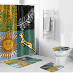 Rugby 2025 Championship Bathroom Set Combination of Southern Hemisphere Countries - Aussie Hoodie