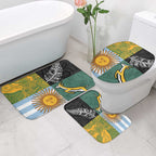 Rugby 2025 Championship Bathroom Set Combination of Southern Hemisphere Countries - Aussie Hoodie