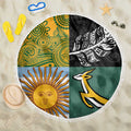 Rugby 2025 Championship Beach Blanket Combination of Southern Hemisphere Countries - Aussie Hoodie