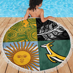Rugby 2025 Championship Beach Blanket Combination of Southern Hemisphere Countries - Aussie Hoodie